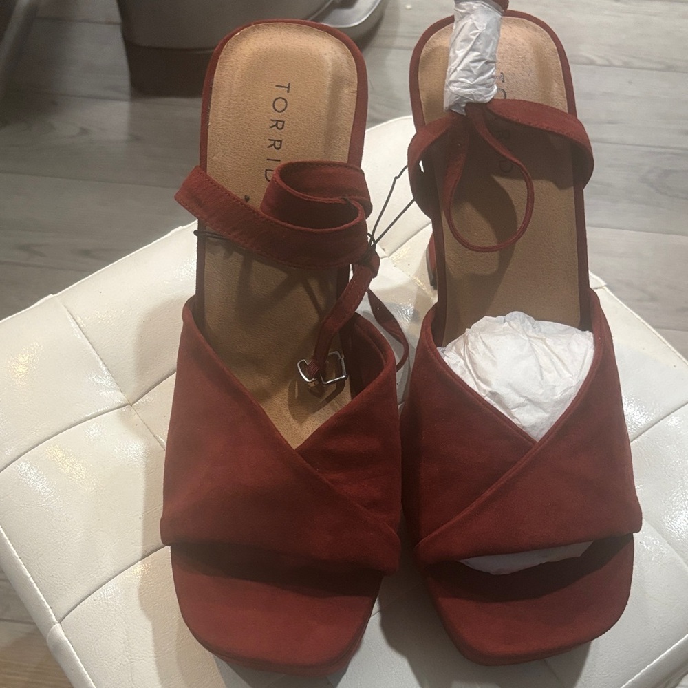 Torrid Women's Red Platform Sandals